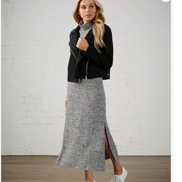 NWT Mudpie Frankie Long Turtleneck Knit Dress - Picture 3 of 9